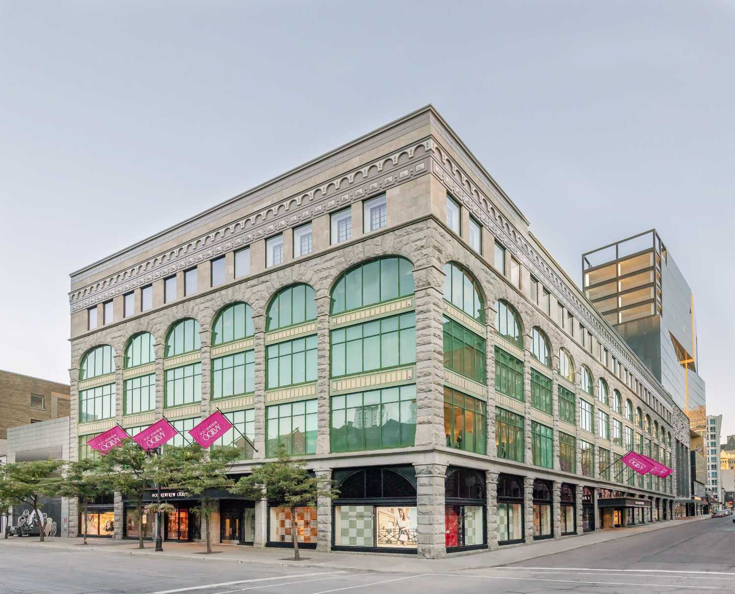 Holt Renfrew Ogilvy in Montreal. A sustainable space that houses big brand luxury