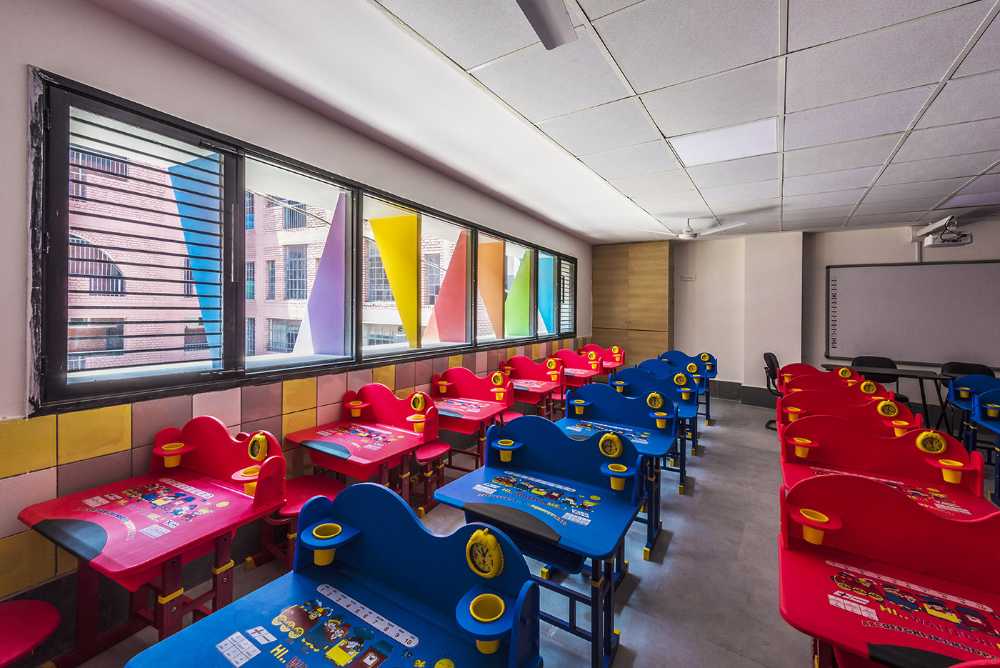 Urdaa School. A colourful, sustainable space to accompany children as they grow up