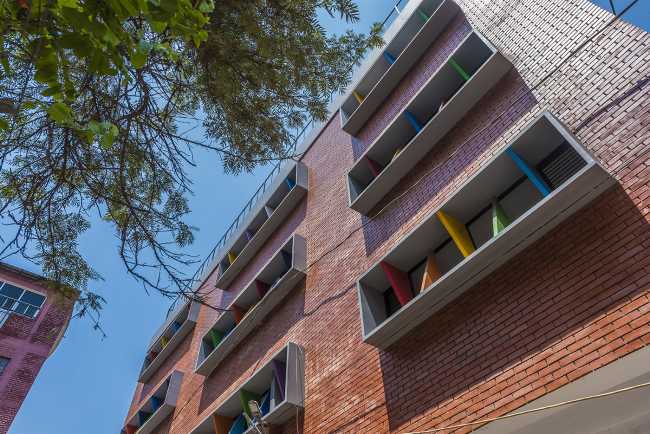 Urdaa School. A colourful, sustainable space to accompany children as they grow up