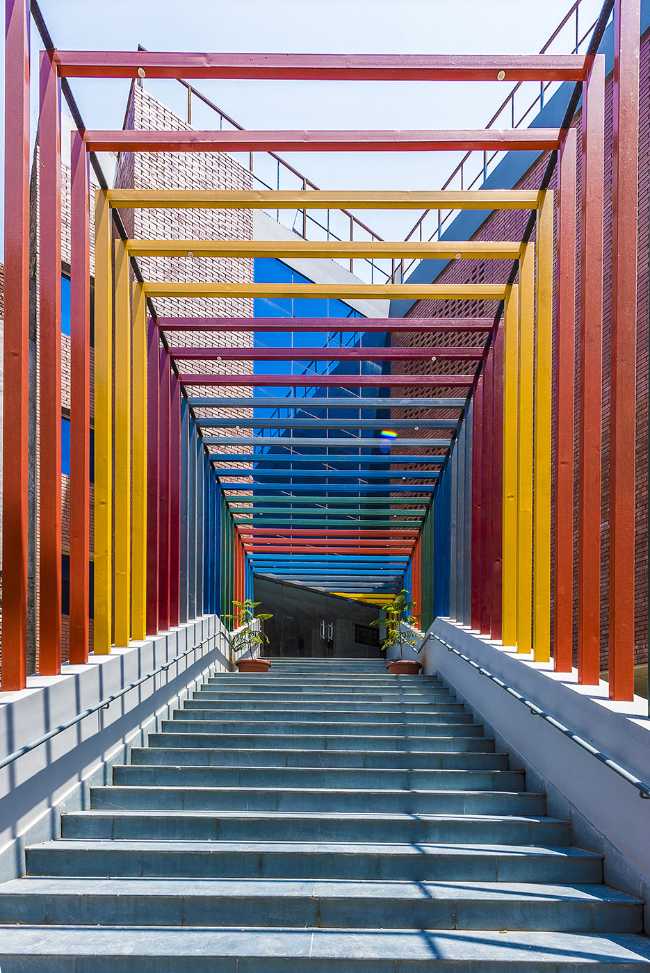 Urdaa School. A colourful, sustainable space to accompany children as they grow up