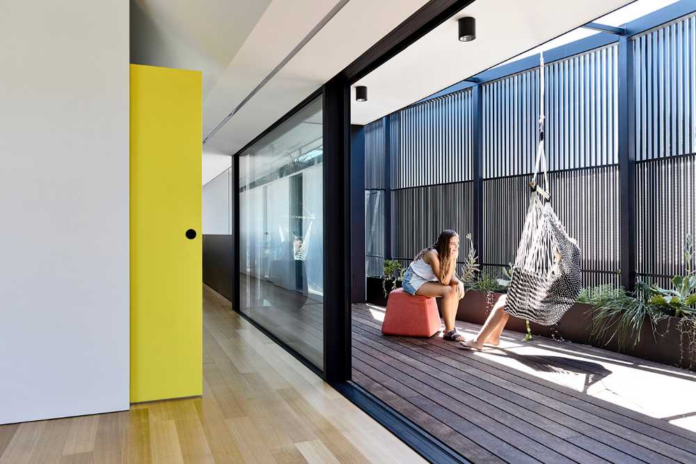 Pure materiality and clean aesthetics for a sculptural home that never forgets to