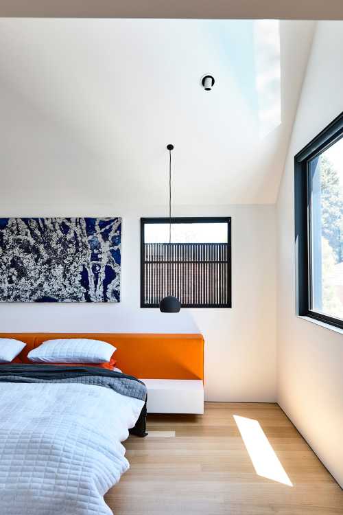 Pure materiality and clean aesthetics for a sculptural home that never forgets to