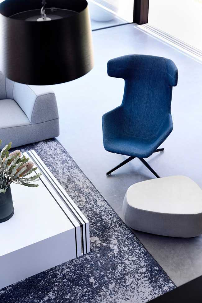 Pure materiality and clean aesthetics for a sculptural home that never forgets to