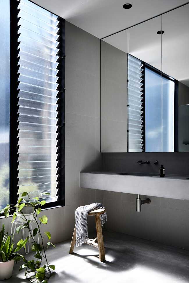 Pure materiality and clean aesthetics for a sculptural home that never forgets to