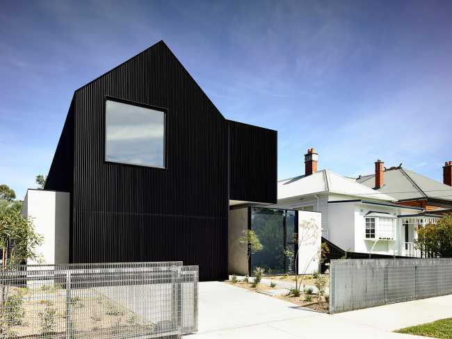 Pure materiality and clean aesthetics for a sculptural home that never forgets to