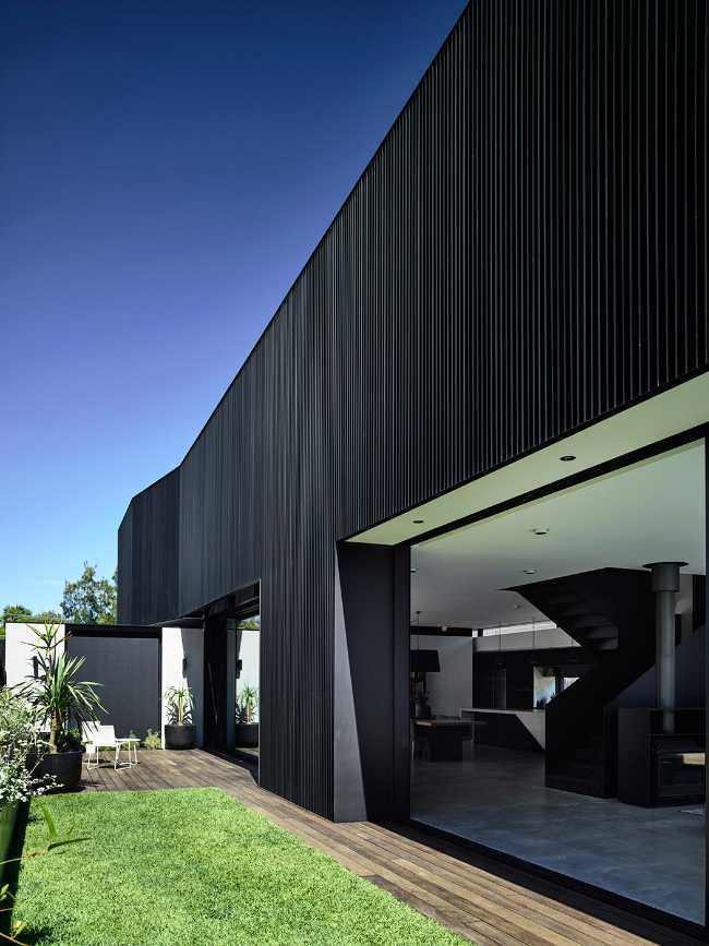 Pure materiality and clean aesthetics for a sculptural home that never forgets to