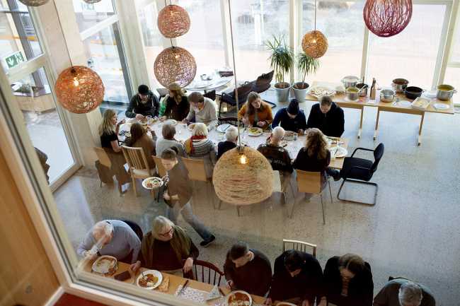 Vindmậllebakken, cohousing sociale. Un’architettura in legno che mette al centro  per la condivisione