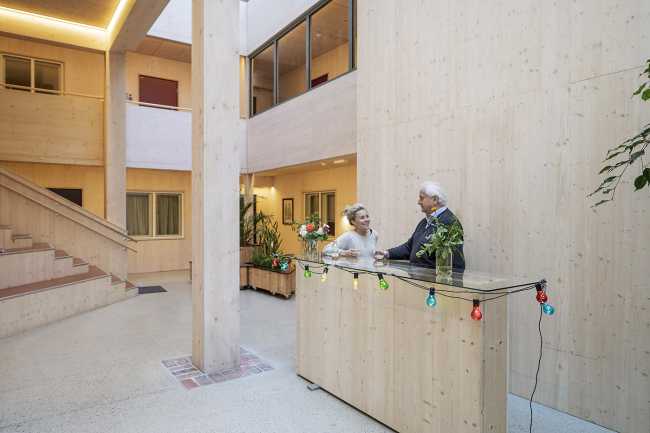 Vindmậllebakken, cohousing sociale. Un’architettura in legno che mette al centro  per la condivisione