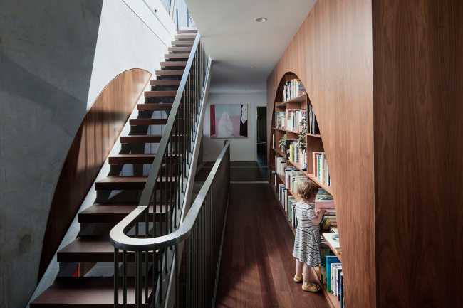 A very minimal range of materials for an urban redevelopment project