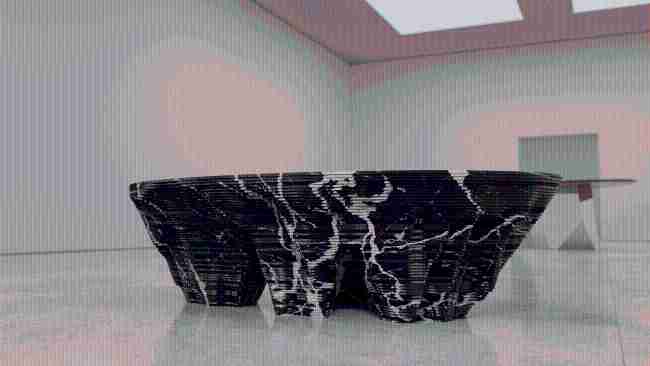 Monument Valley Coffee Table, a coffee break that pays homage to the iconic rock formations of the Wild West