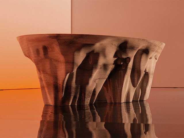 Monument Valley Coffee Table, a coffee break that pays homage to the iconic rock formations of the Wild West