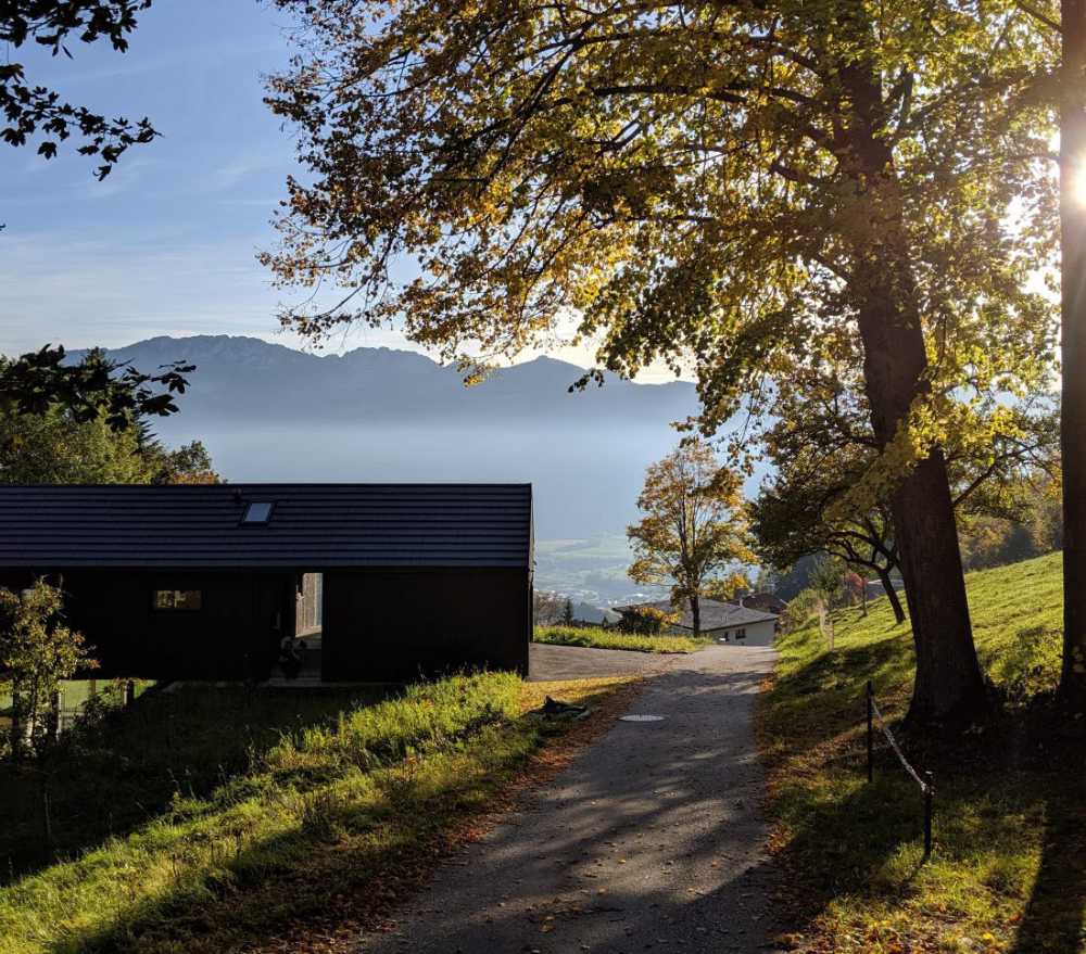 The mountain house, la casa que enmarca las vistas de los Alpes