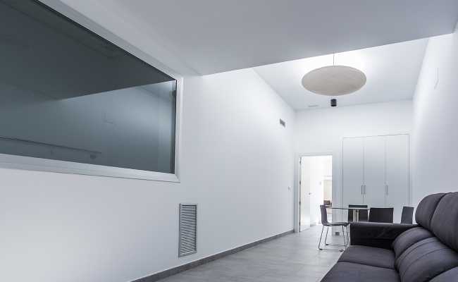 The emblematic Tanatorium for greeting the dead caressed by a mystical light