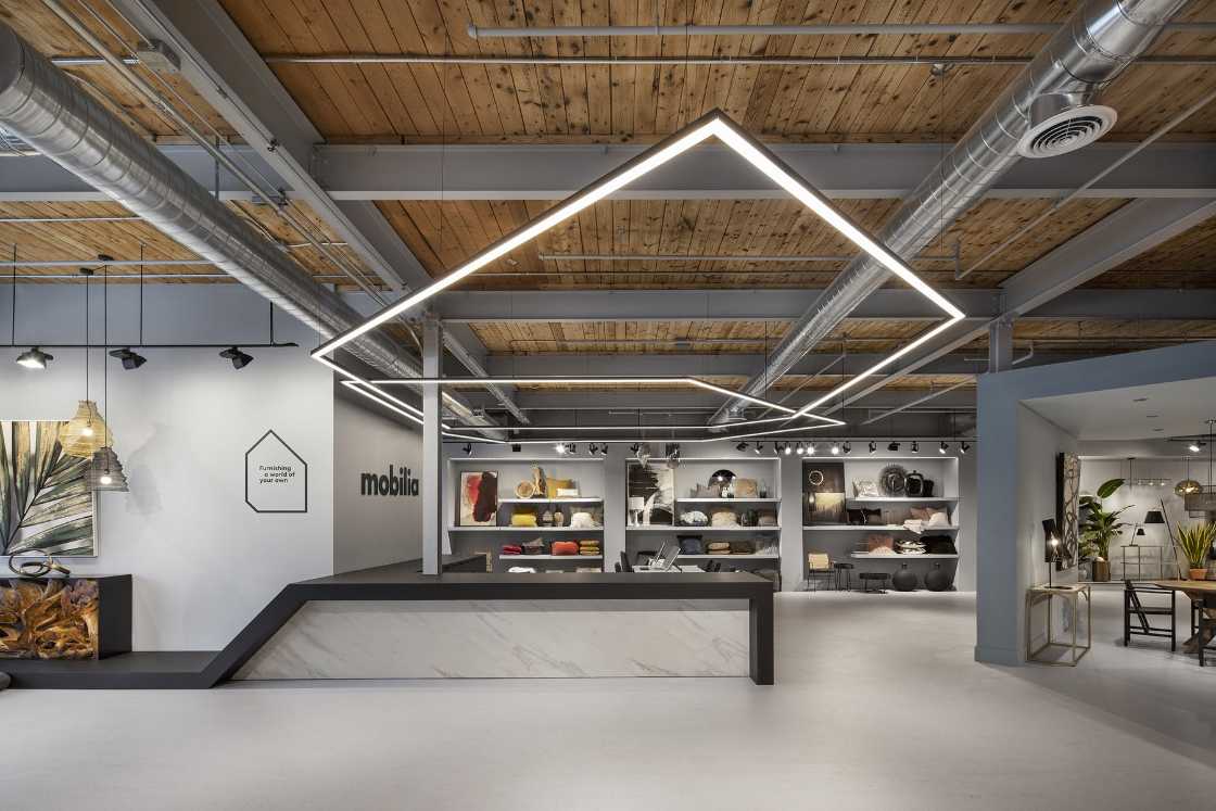 New showroom for Mobilia, for a setting that inspires and drives the visitor