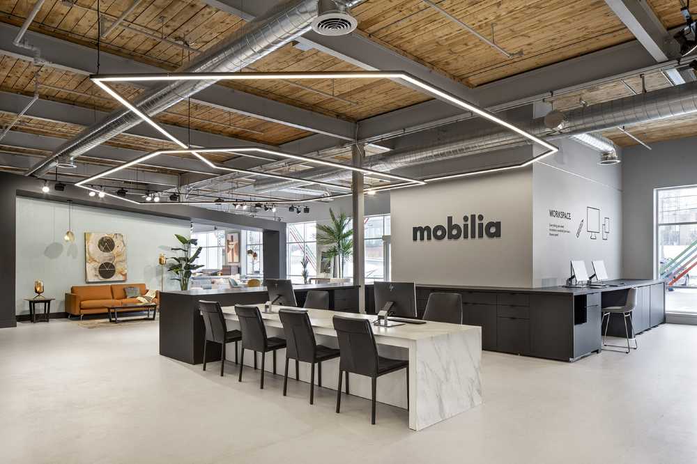 New showroom for Mobilia, for a setting that inspires and drives the visitor
