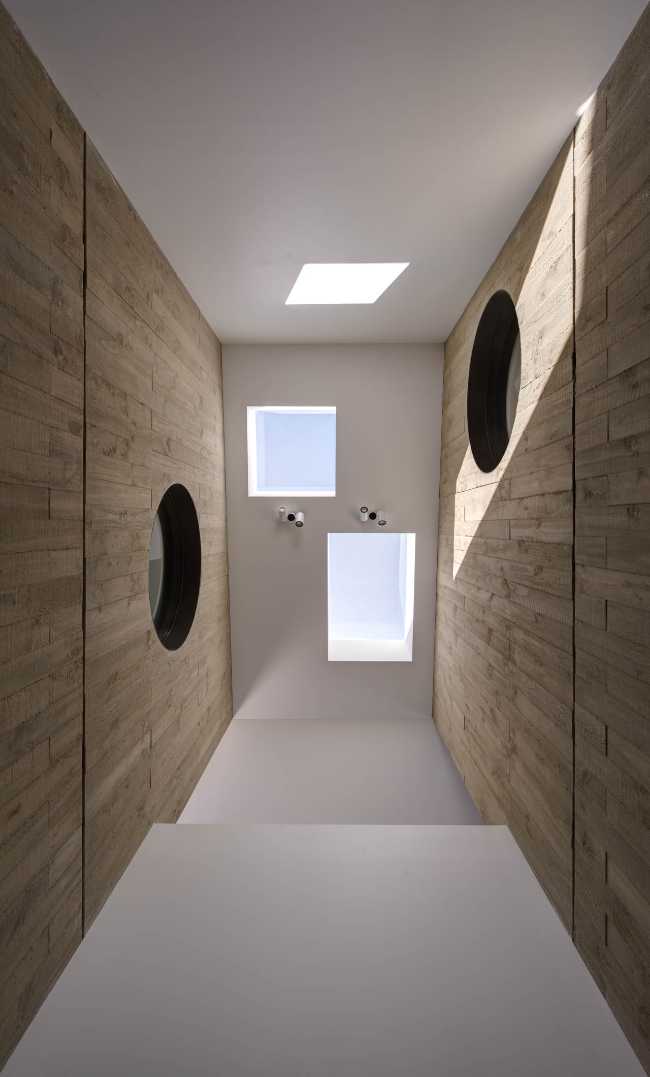Una coreografia di volumi narra la Stepping Stone House