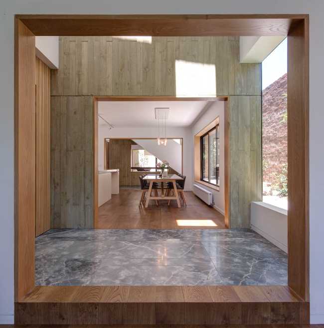 Una coreografia di volumi narra la Stepping Stone House