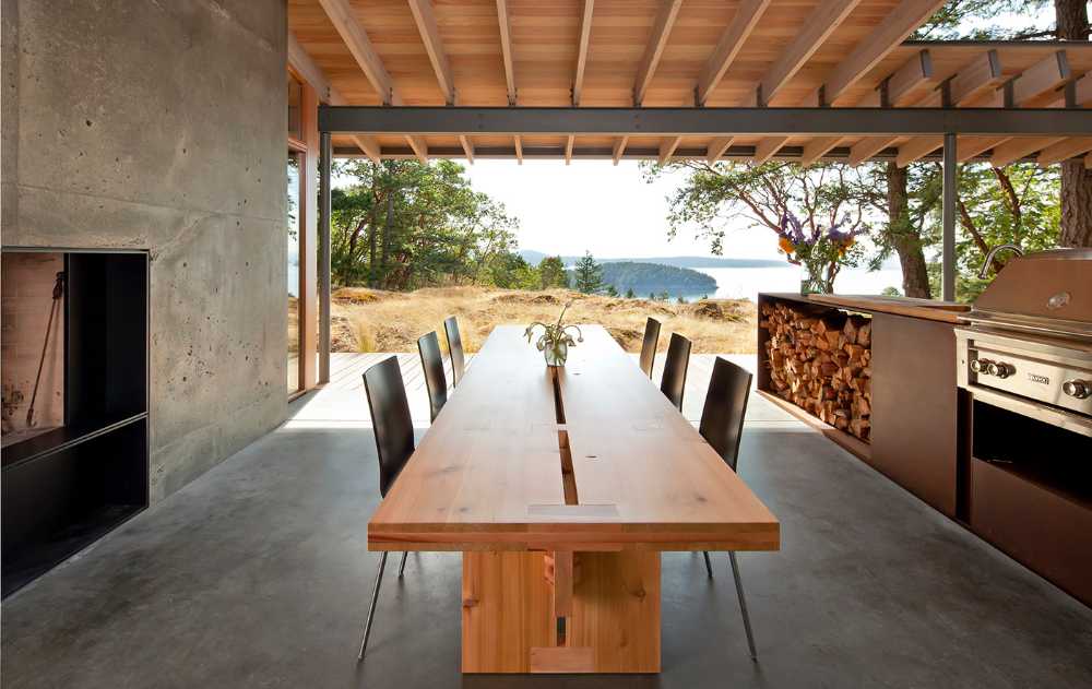 Suncrest Residence: architecture and design on Orca Island