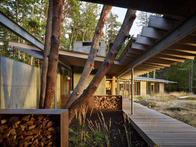 Suncrest Residence: architecture and design on Orca Island