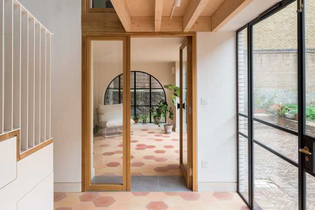A new stairwell brightens up and adds light to an old property