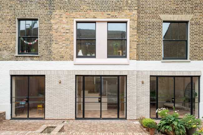 A new stairwell brightens up and adds light to an old property
