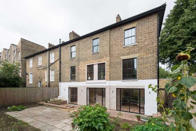 A new stairwell brightens up and adds light to an old property