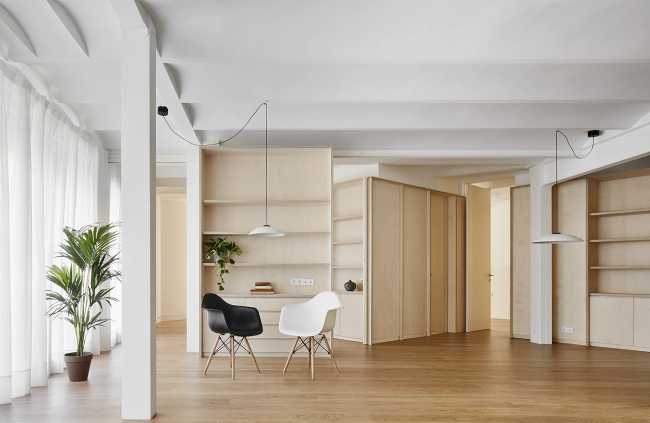 Ritrovare il senso e la bellezza degli spazi in un appartamento degli anni ‘70