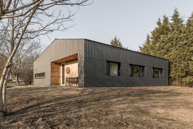 House in a Walnut Grove- minimalist living amidst nature