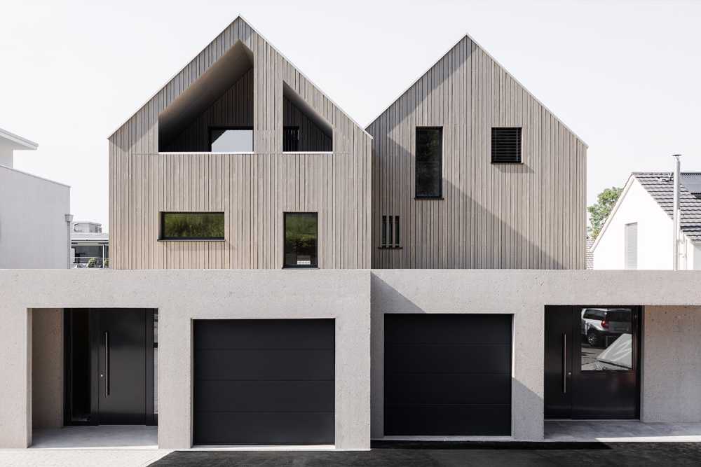 Una struttura, due abitazioni, design minimal ed elegante