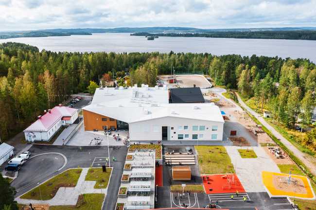Hankasalmi School Centre: the project focused on experiences and encounters rather than on a building