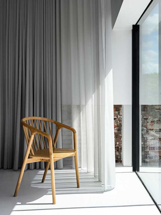 Amsterdam loft, volumi architettonici minimal