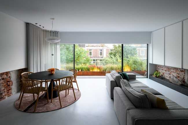 Amsterdam loft, volumi architettonici minimal