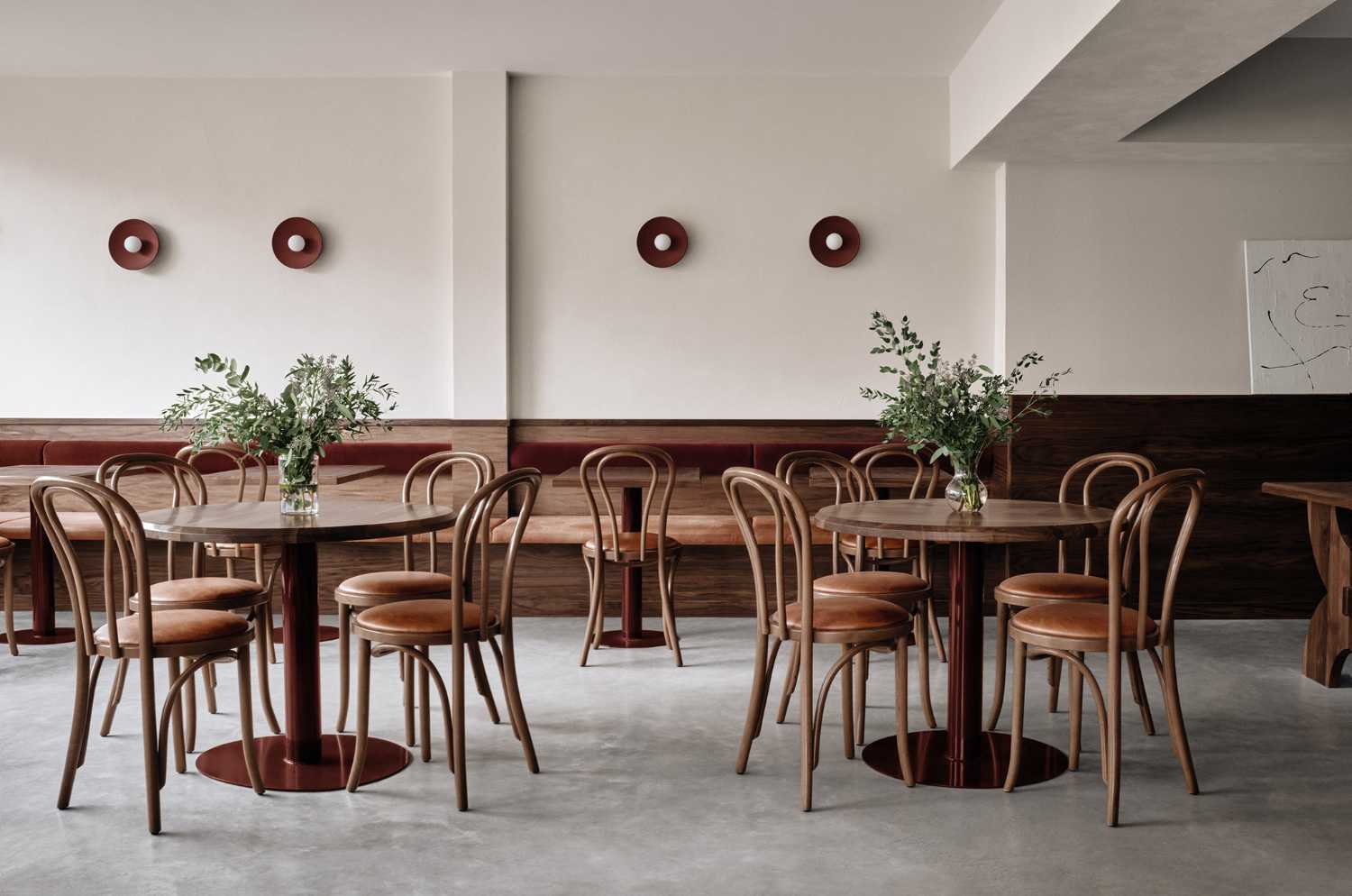 Café Chez Teta, a café with a minimal design like grandma's house
