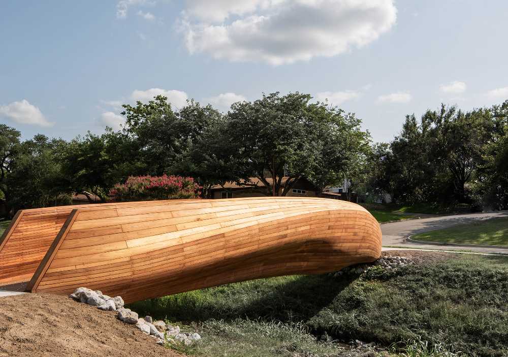 Deriva: el innovador puente peatonal en Fort Worth, Texas