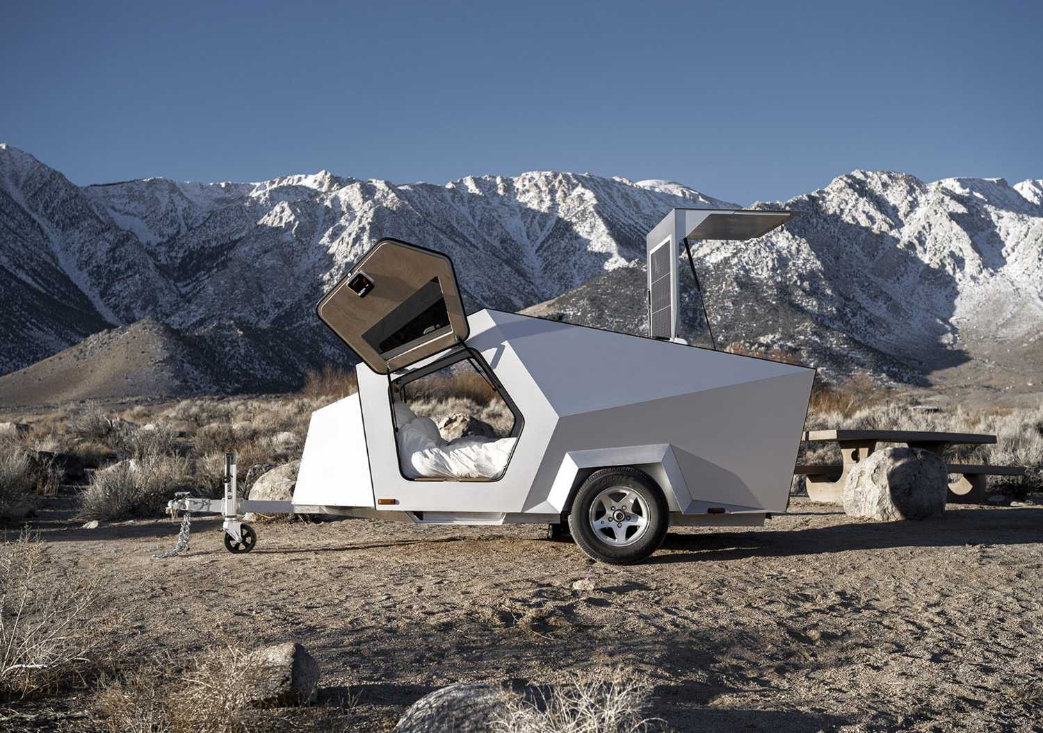 Polydrop, la caravane de voyage électrique. Un camping qui ne compromet pas le confort