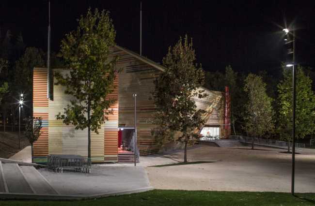 Un auditorium pour L'Aquila: Une structure à la forte connotation innovante