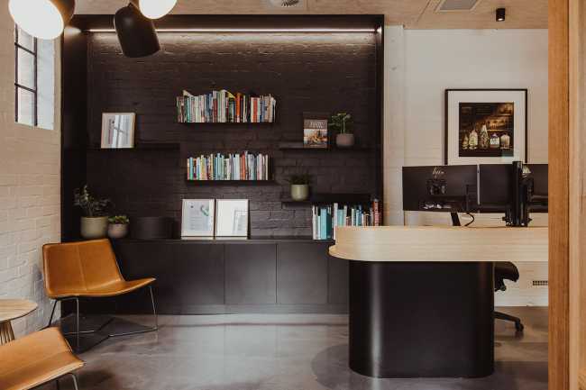 The warmth of the timber welcomes the ERA Planning & Enviroments team to its new office