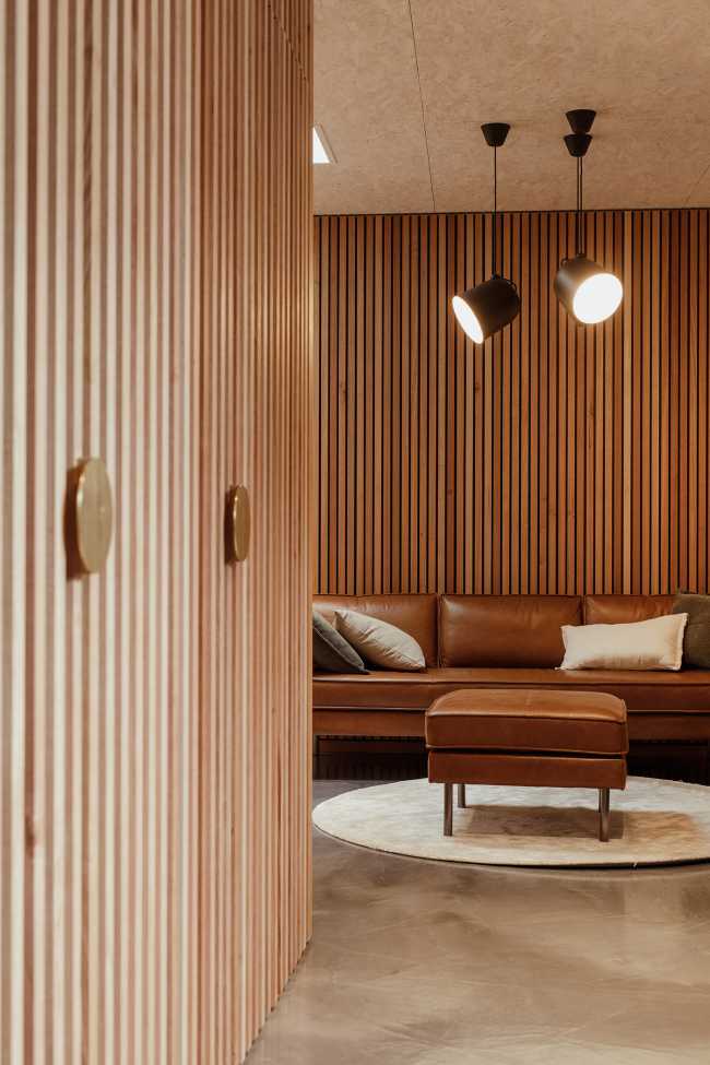 The warmth of the timber welcomes the ERA Planning & Enviroments team to its new office