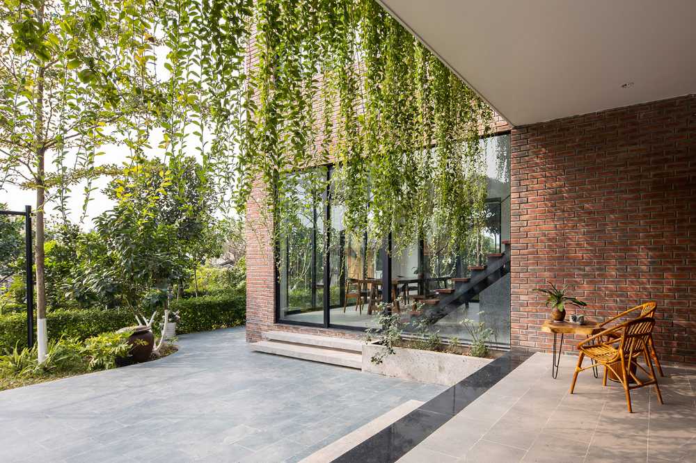 A traditional Vietnamese house style shape and an expression with a modern twist