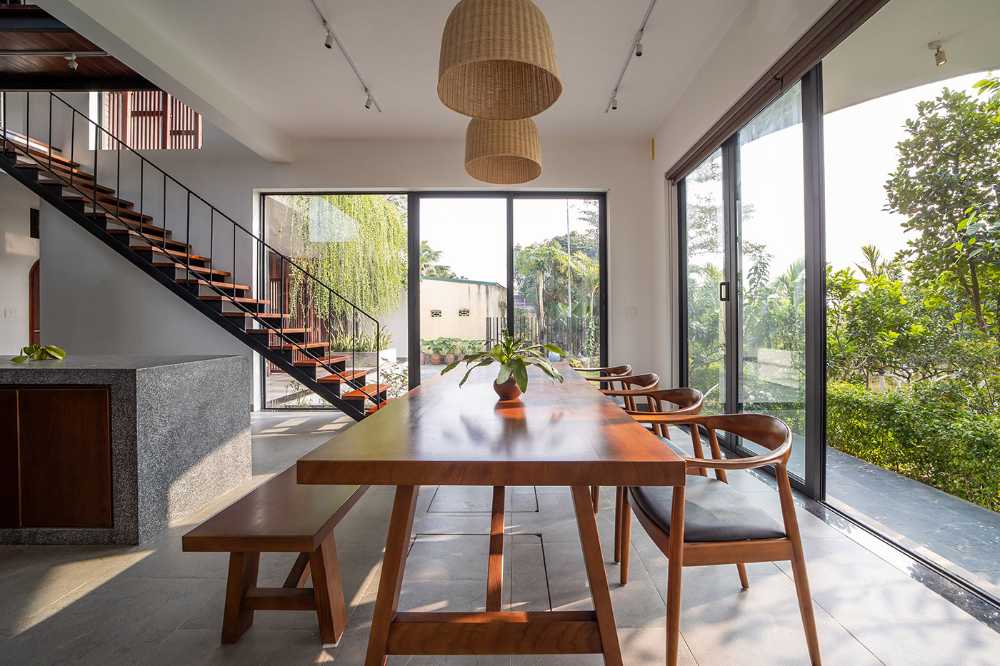 A traditional Vietnamese house style shape and an expression with a modern twist