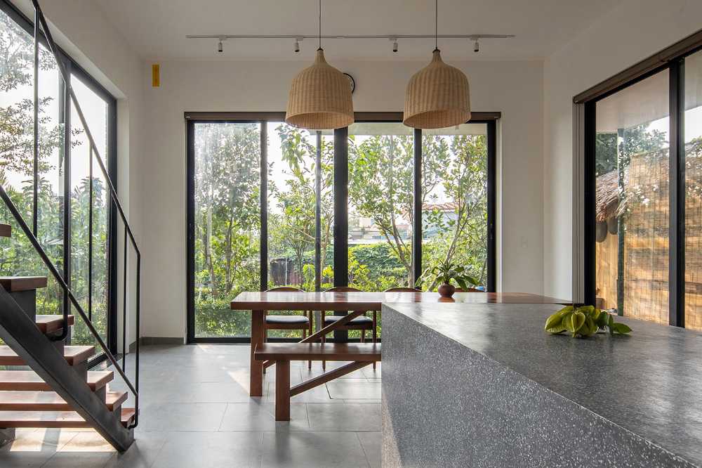 A traditional Vietnamese house style shape and an expression with a modern twist