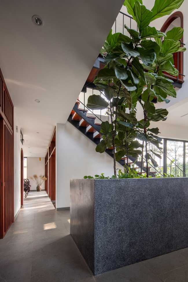 A traditional Vietnamese house style shape and an expression with a modern twist