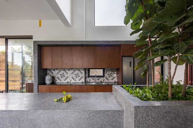 A traditional Vietnamese house style shape and an expression with a modern twist