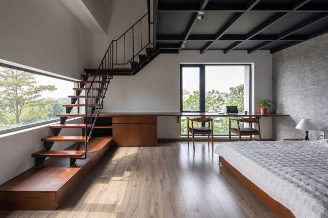 A traditional Vietnamese house style shape and an expression with a modern twist
