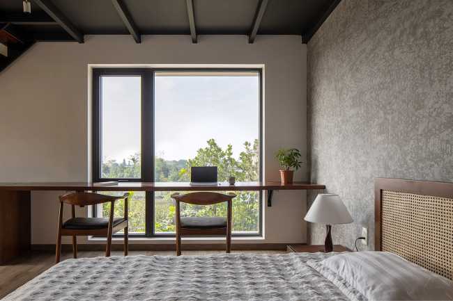 A traditional Vietnamese house style shape and an expression with a modern twist