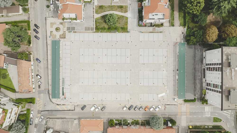 Piazza Europa di Villasanta: riqualificazione con pavimentazione BIG