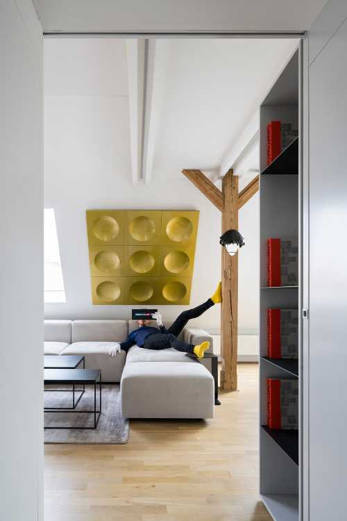 Art Maisonette in Letná: a fascinating journey into the art of its proper home