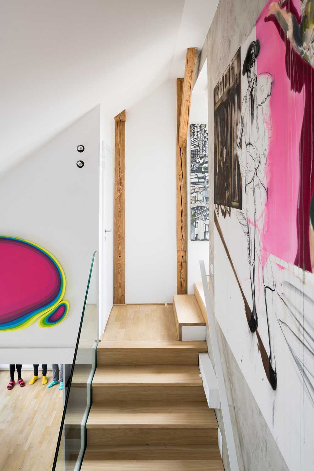Art Maisonette a Letná: un affascinante viaggio nell‘arte di casa proprio