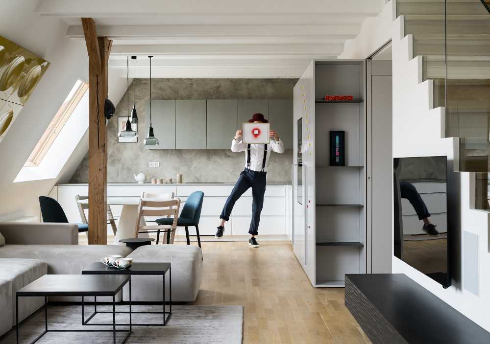 Art Maisonette a Letná: un affascinante viaggio nell‘arte di casa proprio
