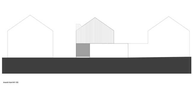 House W1T in legno e cemento per un abitare sostenibile e un’architettura dai volumi dinamici